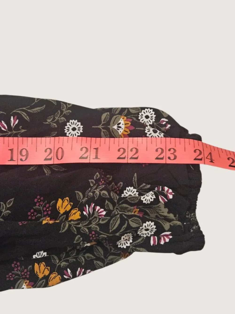 Black Floral Long Sleeve Blouse - Picture 8 of 10